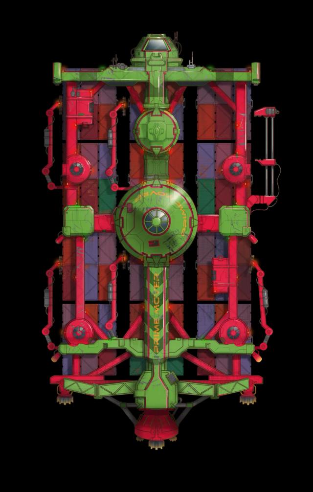 Prime Mover map, Crocodile Exterior variant