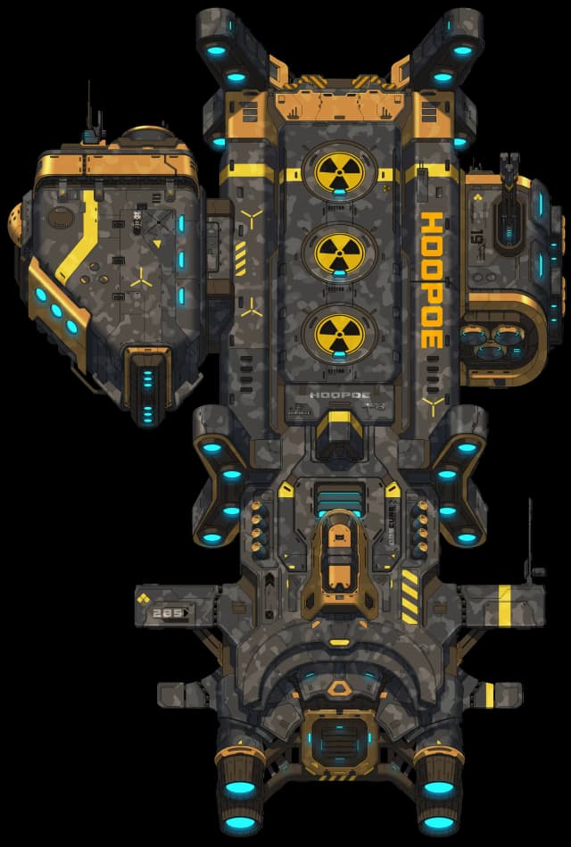 Hoopoe map, Nuclear Escort Exterior variant