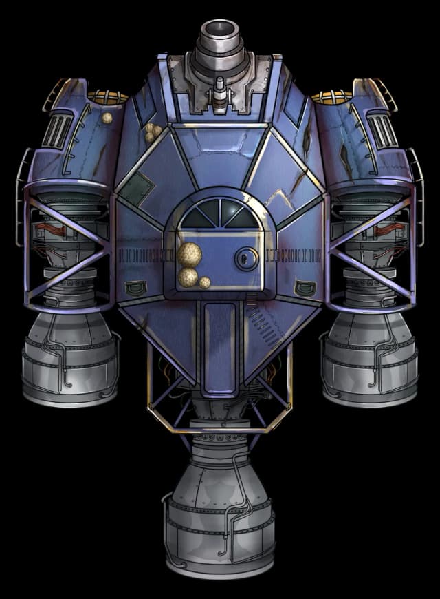 Brutus map, Cannon Exterior variant