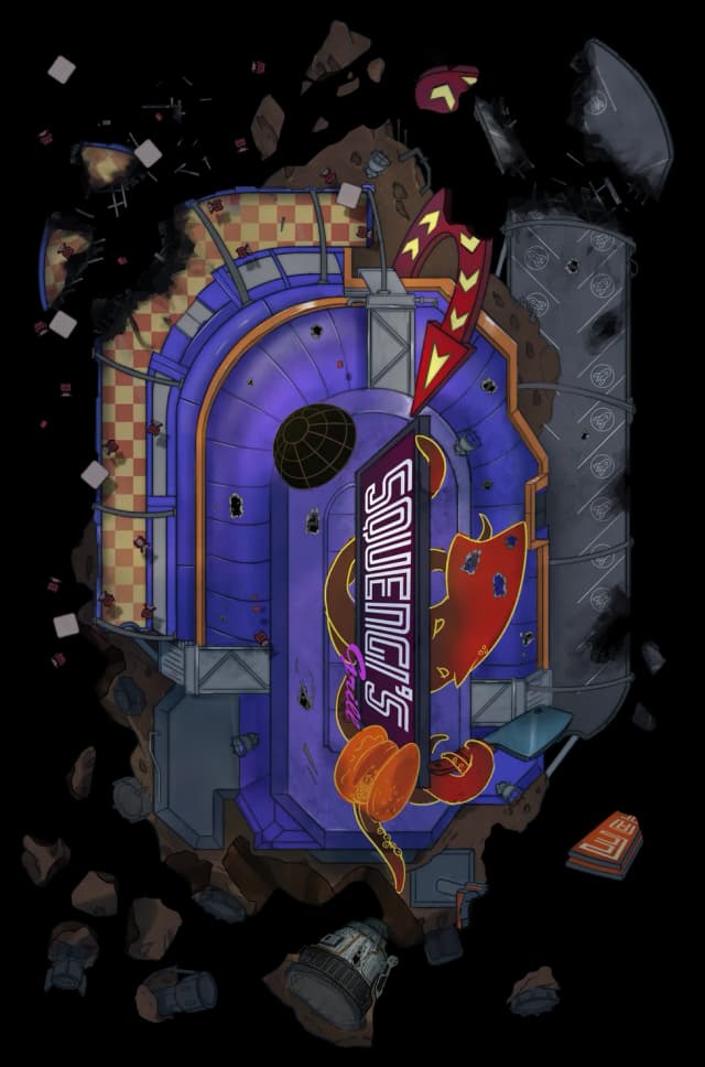 Squengi's Grill map, Whoops Exterior variant